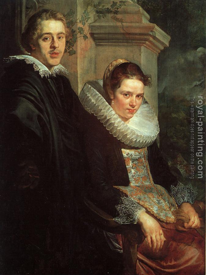 Jacob Jordaens : Portrait of a Young Married Couple